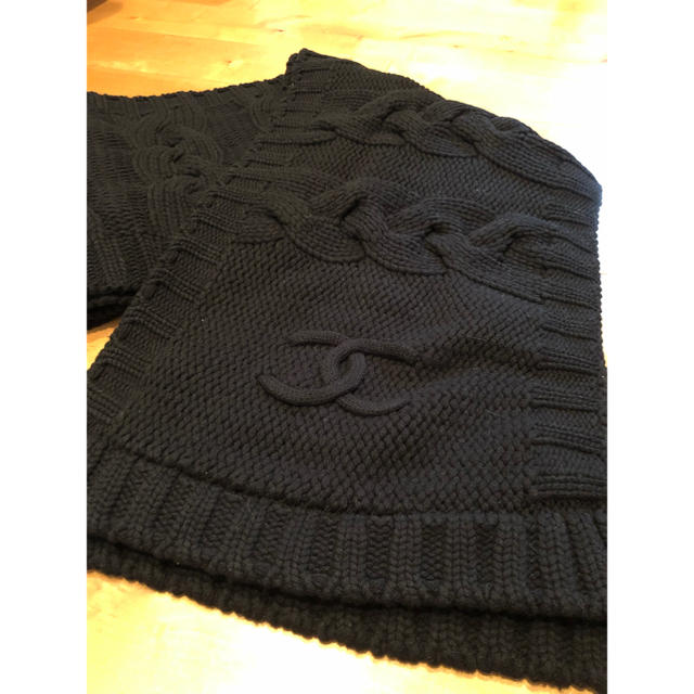 CHANEL - 星ママ様専用☆美品 CHANEL シャネル カシミヤ混 ニット 大判