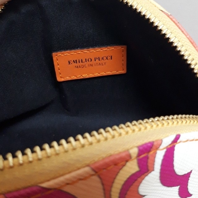 EMILIO PUCCI(エミリオプッチ)のエミリオプッチ　ポーチ　ピンク系　美品 レディースのファッション小物(ポーチ)の商品写真