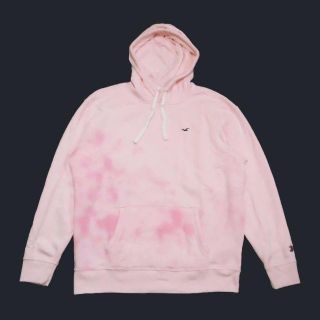 ホリスター(Hollister)の★新品★ホリスター★タイダイスウェットプルオーバーパーカー (Pink/XXL)(パーカー)