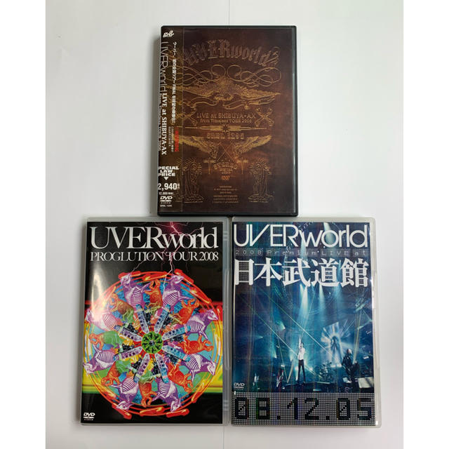SONY(ソニー)のUVERworld LIVE DVD セット エンタメ/ホビーのDVD/ブルーレイ(ミュージック)の商品写真