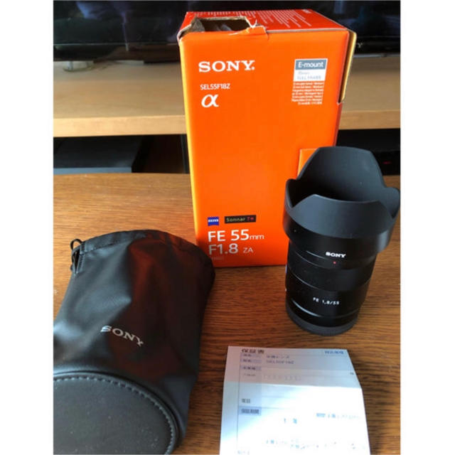 美品：Sony FE 55 1.8 フィルター付き