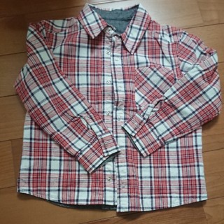 GITA リバーシブルチェックシャツ 120cm(ブラウス)