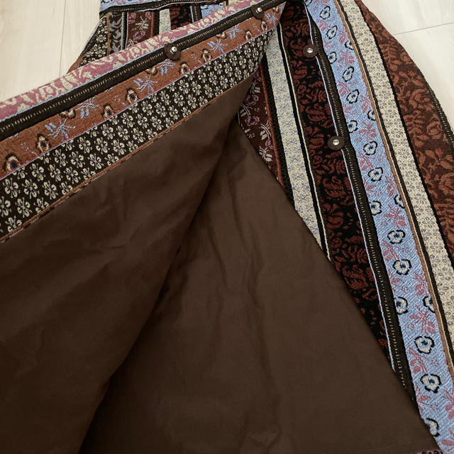 TODAYFUL(トゥデイフル)のtodayful ジャガードWラップアラウンドスカート レディースのスカート(ロングスカート)の商品写真