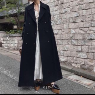 アメリヴィンテージ(Ameri VINTAGE)のアメリヴィンテージ　BELT FLARE LONG COAT(ロングコート)