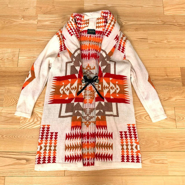 PENDLETON(ペンドルトン)のペンドルトン　ネイティブジャガードニットカーディガン レディースのジャケット/アウター(ガウンコート)の商品写真