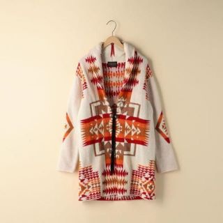 ペンドルトン(PENDLETON)のペンドルトン　ネイティブジャガードニットカーディガン(ガウンコート)