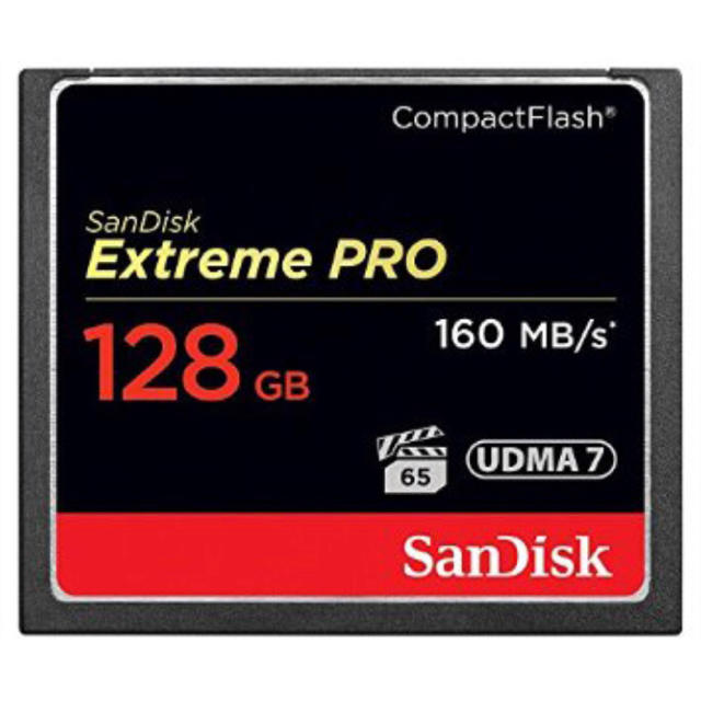 [新品未開封]　SanDisk 128GB Extreme Pro CFカード