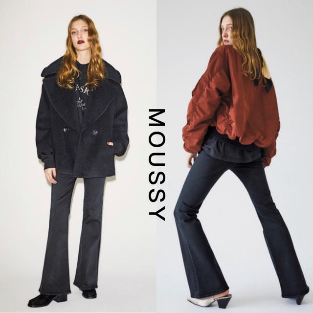 moussy(マウジー)のMOUSSY/ HIGH WAIST EMOTION FLARE/フレアデニム レディースのパンツ(デニム/ジーンズ)の商品写真