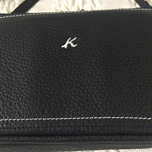 Kitamura(キタムラ)のクリスマスセール❣️キタムラ　牛革　お財布ショルダー　お財布バッグ レディースのバッグ(ショルダーバッグ)の商品写真