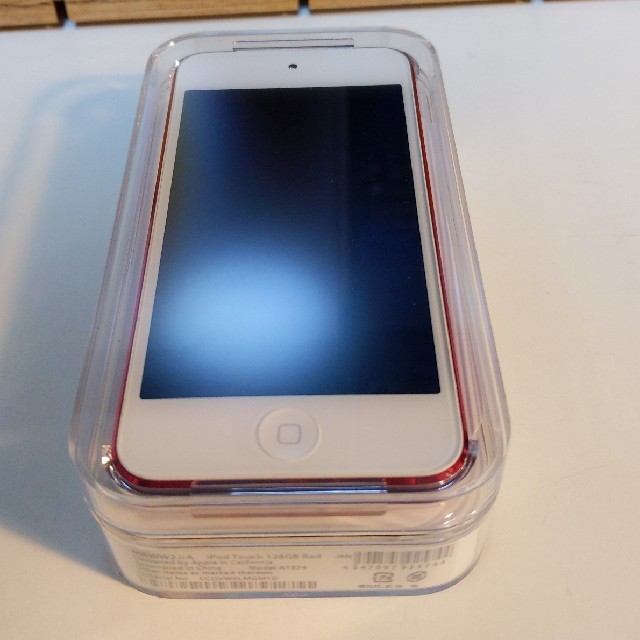 iPod touch(アイポッドタッチ)のipod touch red 第6世代 128GB スマホ/家電/カメラのオーディオ機器(ポータブルプレーヤー)の商品写真