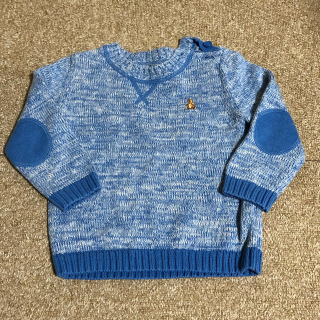 babyGAP(ベビーギャップ)の肘当て付き　ニット キッズ/ベビー/マタニティのキッズ服男の子用(90cm~)(ニット)の商品写真