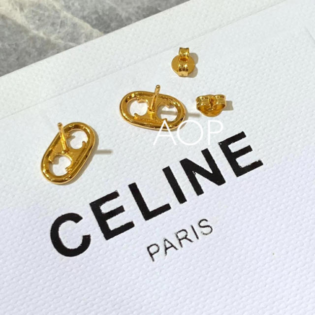 celine - celine セリーヌマイヨン トリオンフ スタッズ ピアスの通販