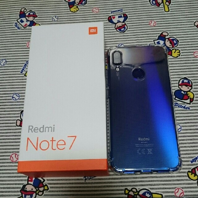 毛糸さま専用 redmi note7 グローバルROM 64gb メモリ4gb版スマートフォン/携帯電話