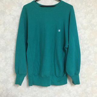 チャンピオン(Champion)の90sリバースウィーブ L 緑(ミニワンピース)