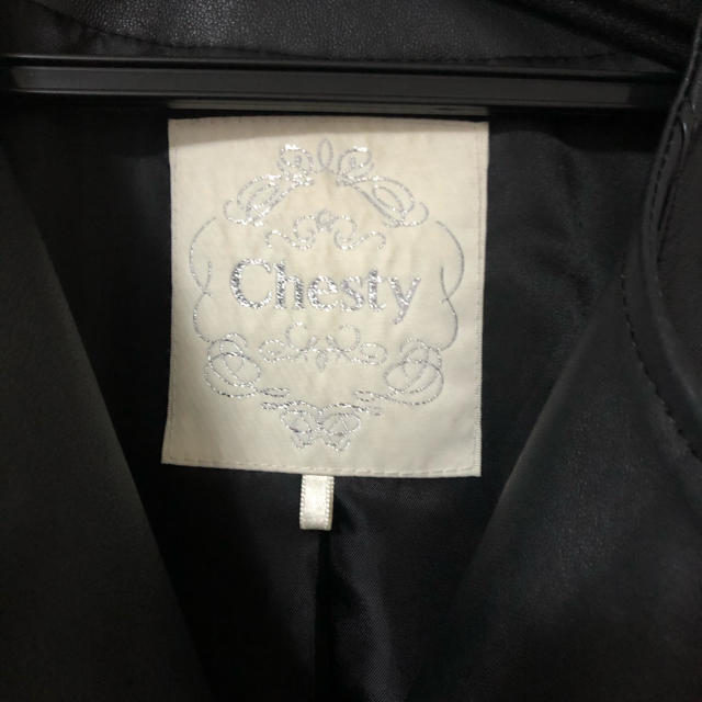 Chesty(チェスティ)の【maron様専用】美品　chesty ライダースジャケットブラック0 レディースのジャケット/アウター(ライダースジャケット)の商品写真