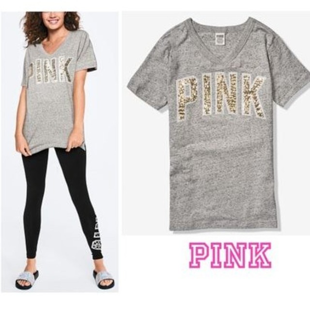 Victoria's Secret(ヴィクトリアズシークレット)のVICTORIA’S SECRET （PINK）  Tシャツ レディースのトップス(Tシャツ(半袖/袖なし))の商品写真