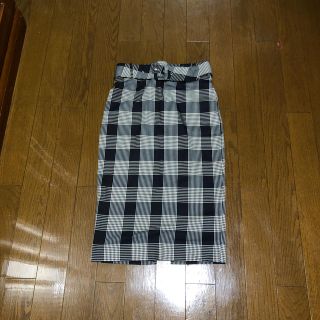 ザラ(ZARA)のZARA チェックスカート(ひざ丈スカート)