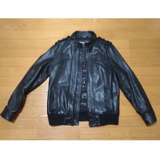 ゲス(GUESS)の[美品]　guess レザージャケット　170cm　7000円値下げ(レザージャケット)