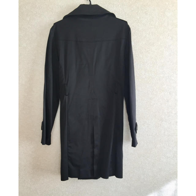 ZARA(ザラ)のZARA MAN スリムフィット ブラック トレンチ サイズ  S メンズのジャケット/アウター(トレンチコート)の商品写真
