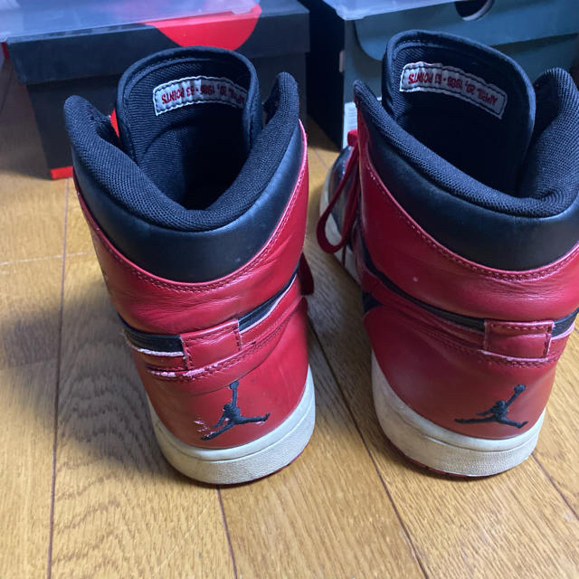 NIKE(ナイキ)のaj1 黒赤 メンズの靴/シューズ(スニーカー)の商品写真