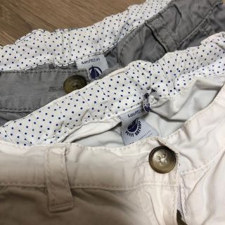 プチバトー(PETIT BATEAU)のpetit Bateau 102cm 4ans パンツ　2枚イロチ(パンツ/スパッツ)