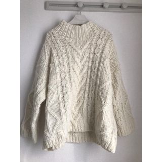 マウジー(moussy)のなみだぶくろ様専用《moussy》ざっくりケーブルニット (ニット/セーター)