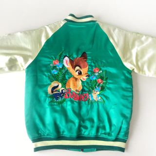 Disney /ディズニー/Bambi/バンビ/刺繍/スカジャン 【別倉庫からの配送