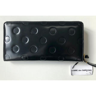 コムデギャルソン(COMME des GARCONS)の未使用 コムデギャルソン POLKA DOTS EMBOSSED WALLET(長財布)