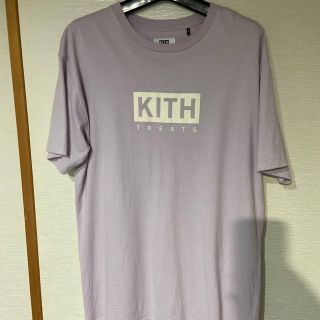 オフホワイト(OFF-WHITE)のkithのTシャツです！ パープル  (Tシャツ/カットソー(半袖/袖なし))