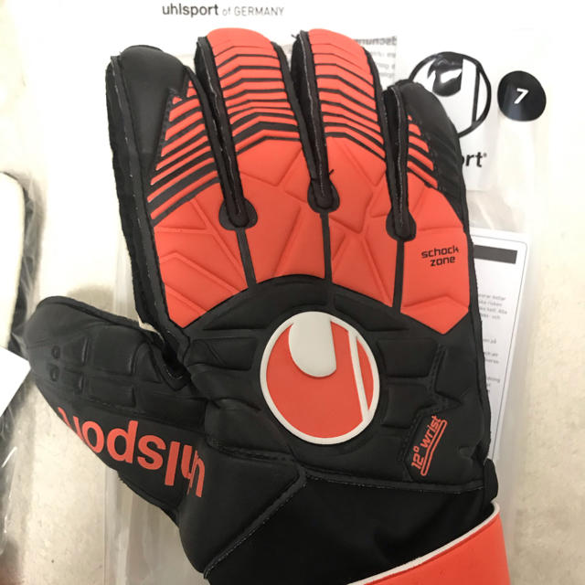 uhlsport(ウールシュポルト)のウールシュポルト　キーパーグローブ　7号　soft ゴールキーパー   サッカー スポーツ/アウトドアのサッカー/フットサル(その他)の商品写真