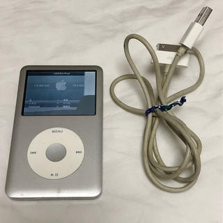 アップル(Apple)の【希少】ジャンク！iPod classic MB029J/A シルバー 80GB(ポータブルプレーヤー)