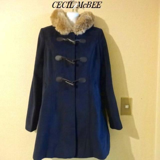 CECIL McBEE(セシルマクビー)のCECIL McBEEセシルマクビー♡ファー付きダッフルコート レディースのジャケット/アウター(ダッフルコート)の商品写真