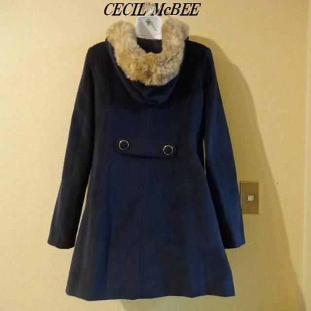 CECIL McBEE(セシルマクビー)のCECIL McBEEセシルマクビー♡ファー付きダッフルコート レディースのジャケット/アウター(ダッフルコート)の商品写真