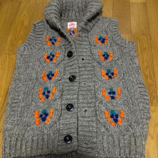 チチカカ(titicaca)の専用ですチチカカ霜降りグレーフィッシャーマンニット刺繍ウール厚手(ニット/セーター)