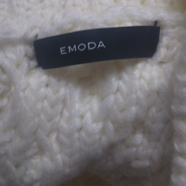 EMODA(エモダ)のEMODA♡ニット♡BACK TIE CABLE KNIT♡バックリボン レディースのトップス(ニット/セーター)の商品写真