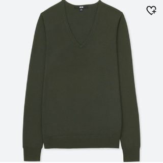 ユニクロ(UNIQLO)のfukumame様専用です。ユニクロ エクストラファインメリノVネックニット(ニット/セーター)