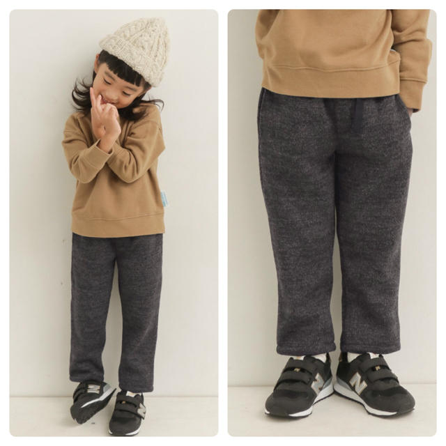 URBAN RESEARCH ROSSO(アーバンリサーチロッソ)のニットフリースパンツ アーバンリサーチ  ドアーズ キッズ パンツ キッズ/ベビー/マタニティのキッズ服男の子用(90cm~)(パンツ/スパッツ)の商品写真