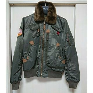 アルファインダストリーズ(ALPHA INDUSTRIES)のALPHA アルファ B-15  used 【美品】 Lsize(フライトジャケット)