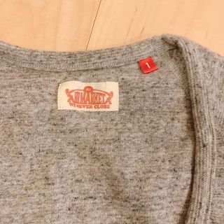 ハリウッドランチマーケット(HOLLYWOOD RANCH MARKET)の美品　ハリウッドランチマーケット　グレー　半袖カットソー(Tシャツ(半袖/袖なし))