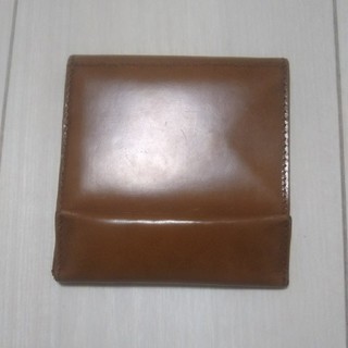 アブラサス 薄い財布 キャメル(折り財布)