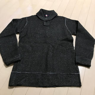 パラスパレス　黒　杢　ウール セーター　ユニセックス　M  未使用(ニット/セーター)