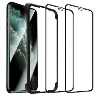 【二枚入り】【ガイド枠付き】iPhone11 Pro/iPhoneX/Xs5.8(保護フィルム)