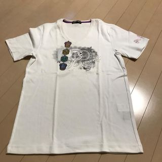 ニコル(NICOLE)のニコル　メンズ　Tシャツ　白　プリント　50 未使用(Tシャツ/カットソー(七分/長袖))