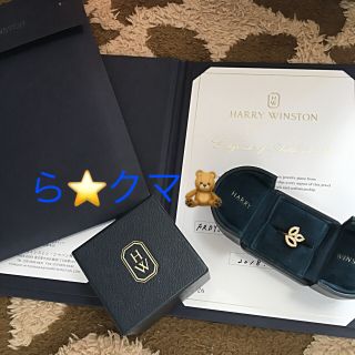 ハリーウィンストン(HARRY WINSTON)のハリーウィンストン　本日限定価格　リリークラスターリング　正規品　k18YG (リング(指輪))