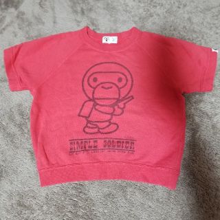 アベイシングエイプ(A BATHING APE)の120半袖トレーナー(Tシャツ/カットソー)