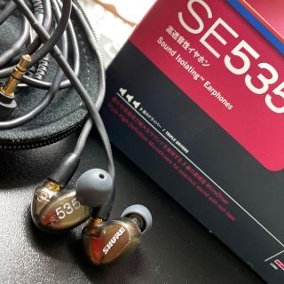 オーディオテクニカ(audio-technica)の☆ryu4004x様専用 SHURE SE535 イヤホン(ヘッドフォン/イヤフォン)