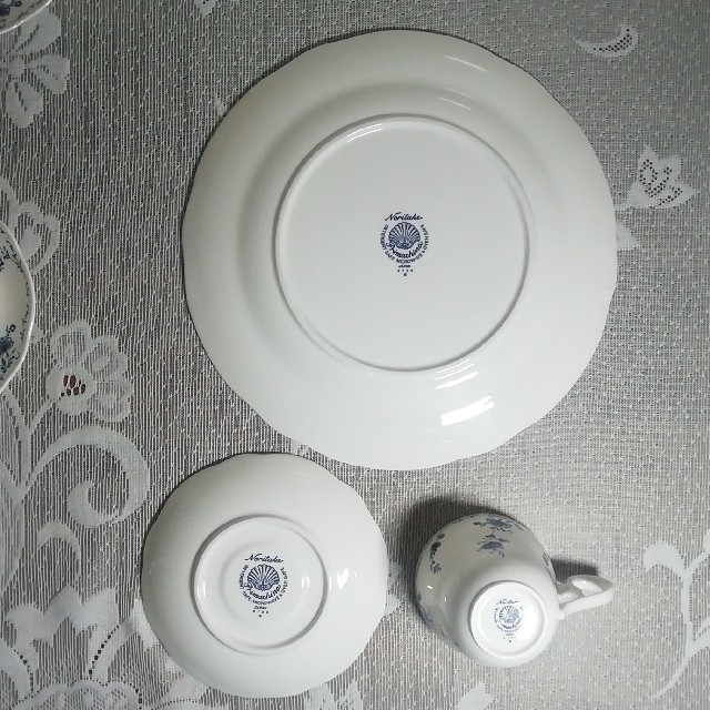 Noritake - 廃盤 ノリタケ サロンセット カップ ソーサー 5客 Noritake - 廃盤 ノリタケ サロンセット カップ ソーサー 5客