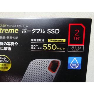 サンディスク(SanDisk)の★新品★サンディスク エクストリーム ポータブルSSD 2TB(PC周辺機器)