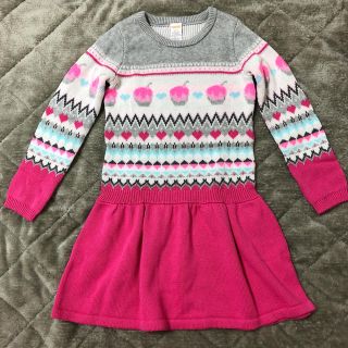 ジンボリー(GYMBOREE)の【はりー様専用】GYMBOREE ニットワンピース 約130cm(ワンピース)