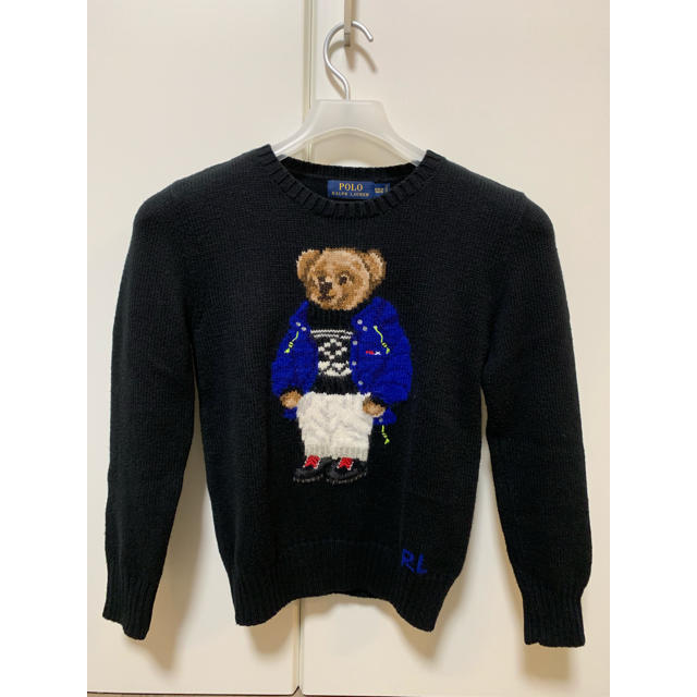 POLO RALPH LAUREN(ポロラルフローレン)の【値下げ】ポロラルフローレン 150 レディースS-M ポロベア ニット レディースのトップス(ニット/セーター)の商品写真